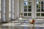 GlobeWoo Coffee Table | Tables by OM Editions: A Limited Edition Furniture Collection. Item made of oak wood with glass works with minimalism & mid century modern style