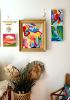Oil Painting "Ice Cream Sunday" | Oil And Acrylic Painting in Paintings by Grace Mandl. Item made of canvas with synthetic