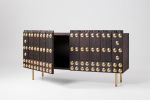Cabinet Collection Golden Gate | Sideboard in Storage by PANOPTIKUM COLLECTIONS. Item made of wood & brass compatible with country & farmhouse and rustic style