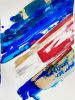 "Flag" - Abstract interpretations of the Tommy Hilfiger logo. | Oil And Acrylic Painting in Paintings by Justin W. Cox | Tommy Hilfiger in Düsseldorf. Item composed of paper and synthetic