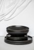 Black Stoneware Dinner Plates | Dinnerware by Creating Comfort Lab | New York in New York. Item composed of stoneware