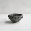 Medium Treasure Bowl in Stone Grey Concrete and Black Rivets | Decorative Bowl in Decorative Objects by Carolyn Powers Designs. Item made of concrete works with minimalism & contemporary style