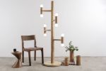 Tree Lamp | Floor Lamp in Lamps by Olivares Ovalle. Item composed of wood & steel compatible with minimalism and mid century modern style