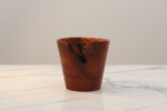 Spalted Applewood Cup – Hand‑Turned | Cups by Holzkunst Samuel Meisinger. Item composed of wood in art deco or modern style