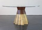Tavola 9 with Cast Bronze and Argentine Rosewood Base | Dining Table in Tables by Costantini Design. Item composed of wood and bronze