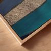 Mid Century Modern Geometric Artwork | Oil And Acrylic Painting in Paintings by Berezart. Item composed of canvas in boho or minimalism style