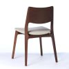 Modern Style Aurora Chair Sculpted in Walnut Finish No Arms | Dining Chair in Chairs by SIMONINI. Item made of walnut