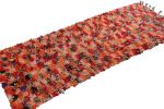 Vintage Moroccan Runner with Polychromatic Geometric Pattern | Area Rug in Rugs by Rug and Kilim