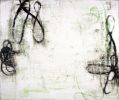 Green Abstract | Oil And Acrylic Painting in Paintings by Bernd Haussmann. Item composed of canvas