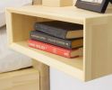 Modern Floating Nightstand | Storage by Hofina. Item composed of wood in minimalism or japandi style