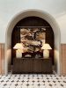 Large Handwoven Wall Hanging "Echoes of Kiawah and Wando" | Tapestry in Wall Hangings by Rebecca Whitaker Art | The Ascher Uptown Apartments in Charlotte. Item composed of wood and cotton in boho or minimalism style