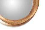 Amorph Chiara Mirror Frame, Rusted Gold Finish | Decorative Objects by Amorph. Item made of wood & glass