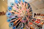 Peacock Mandala 99"x 99" | Mixed Media by Virginia Fleck | Opificio Golinelli in Bologna
