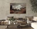 TUSCAN DREAM - Italian Landscape Painting | Oil And Acrylic Painting in Paintings by Rebecca Hutchins. Item composed of canvas in contemporary or mediterranean style
