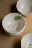 Handmade Porcelain Bowl. Off-white With Color Strokes | Dinnerware by Creating Comfort Lab. Item composed of ceramic