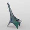 "Nyx" lounge chair in liquid green lacquered fiberglas | Chairs by Carcino Design. Item compatible with contemporary and eclectic & maximalism style