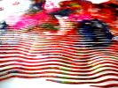 painting sculpture 3D op art Love art kinetic wall decor | Oil And Acrylic Painting in Paintings by Virginie SCHROEDER. Item made of canvas works with art deco style