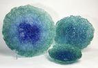 Seascape Bowl | Decorative Bowl in Decorative Objects by Anchor Bend Glassworks. Item made of glass works with coastal & mediterranean style