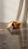 Handcrafted Applewood Vessel with Gold Leaf Inlay | Decorative Bowl in Decorative Objects by Holzkunst Samuel Meisinger. Item made of wood works with art deco & modern style