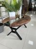Oval coffee table, Oval Dining room table, coffee table | Tables by Brave Wood. Item made of wood works with modern style