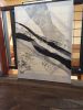 Black and Silver threads Abstract | Oil And Acrylic Painting in Paintings by Jan Sullivan Fowler | B. David Levine in Los Angeles. Item composed of paper & synthetic