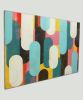 Traffic Pink Landscape XXL | Oil And Acrylic Painting in Paintings by Ronald Hunter | Roxier Art Gallery in Rotterdam. Item composed of canvas & synthetic