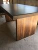 Emerson Concrete Dining Table | Tables by Wood and Stone Designs. Item made of walnut