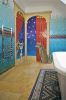 Private Bathroom London - Byzantine Mosaic | Glasswork in Wall Treatments by Paul Siggins - The Mosaic Studio. Item made of glass with synthetic