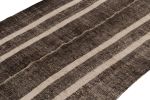 Vintage Turkish Kilim rug in Beige-Brown Stripe Patterns | Area Rug in Rugs by Rug and Kilim