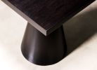 Ebonized Oak Wood Black Square Dining Table by Costantini | Tables by Costantini Designñ. Item composed of walnut