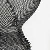 Steel Wire Mesh Hanging Sculpture #79 | Sculptures by Anne Lindsay Studio. Item made of steel with ceramic works with contemporary & modern style