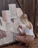 8' Triangular Weaving | Macrame Wall Hanging in Wall Hangings by Tiffany Lusteg | BRICK in San Diego. Item made of cotton with fiber
