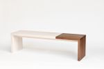 Duotone Bench - White Oiled Maple & Walnut | Benches & Ottomans by Iannone Design. Item made of wood
