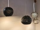 Claylight Tune | Chandeliers by lightexture. Item made of wood with ceramic works with boho & minimalism style