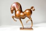 The Star - Horse Sculpture Bronze | Sculptures by Ninon Art. Item composed of bronze compatible with boho and minimalism style
