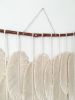 Large macrame feathers with 9 feathers | Macrame Wall Hanging in Wall Hangings by macramestories. Item made of cotton works with boho & country & farmhouse style