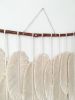 Large macrame feathers with 9 feathers | Macrame Wall Hanging in Wall Hangings by Damla. Item made of cotton works with boho style