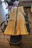 Organic Natural Live Edge Spalted Maple Table | Dining Table in Tables by Darin White | HAVA studios. Item composed of maple wood and metal