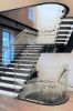 Bottega Veneta Curved Stair | Architecture by Amuneal | Bottega Veneta New York Maison in New York. Item made of steel & glass