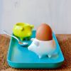 Bacon n' Eggs Pig Eggcups | Egg Cup in Dinnerware by Maia Ming Designs. Item composed of ceramic