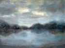 Moody Waters | Oil And Acrylic Painting in Paintings by Jessica Whitley Studio. Item composed of canvas and synthetic