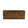 Medallion Credenza | Storage by Jonathan Rachman Design | SF Decorator Showcase 2019 in San Francisco. Item made of walnut with brass