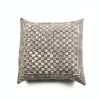 Oasis Charcoal Silk Pillow | Pillows by Studio Variously. Item composed of cotton