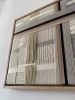Woven Wall Art Frame -Masonry 001 | Wall Sculpture in Wall Hangings by Anita Meades. Item made of oak wood with canvas works with minimalism & contemporary style