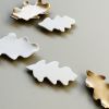 Custom Extra large Wall Art 3D Porcelain ceramic sculpture | Wall Sculpture in Wall Hangings by Elizabeth Prince Ceramics | The Gilbert in London. Item made of ceramic works with minimalism & mid century modern style