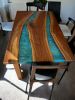 Epoxy Dining Table, Epoxy Resin Table, Epoxy Wood Table | Tables by Innovative Home Decors. Item made of wood compatible with country & farmhouse and art deco style