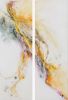 “Adrift” Painting | Mixed Media by Jan Griggs. Item made of canvas & fiber