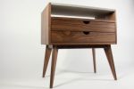 Aby | Nightstand in Storage by Curly Woods. Item composed of oak wood & wool compatible with mid century modern style