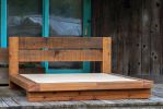 Queen timber bed frame with headboard | Beds & Accessories by RealSimpleWood LLC