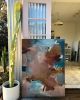 Lingering in the Tasting Room | Oil And Acrylic Painting in Paintings by Jennifer McHugh. Item composed of canvas